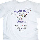 Floating on A Cloud Personalized Angels T-Shirt
